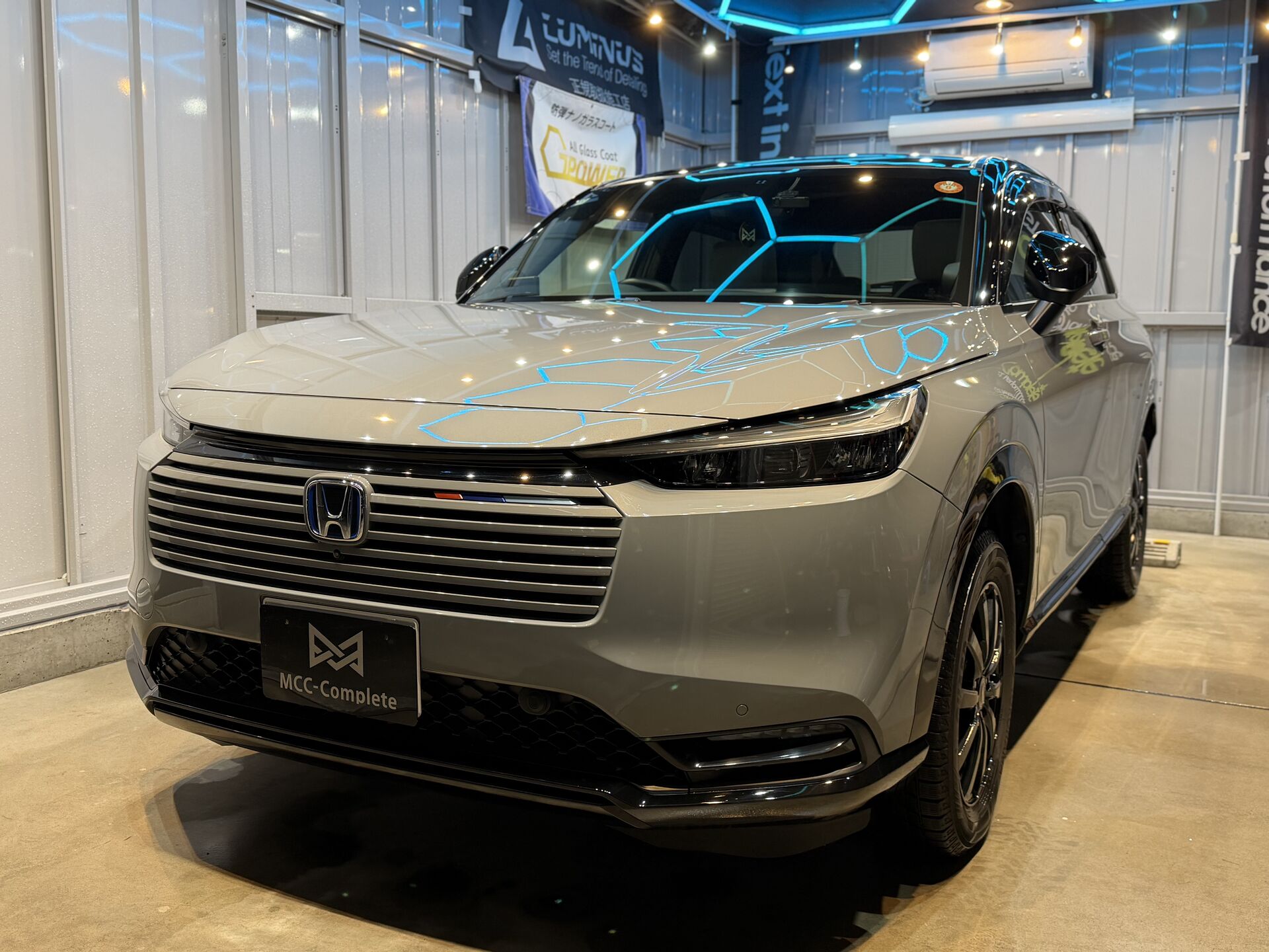 秋田のホンダ ヴェゼルにコーティング｜新車の美しさをLM GRAPHENE PROとG-POWERで守る