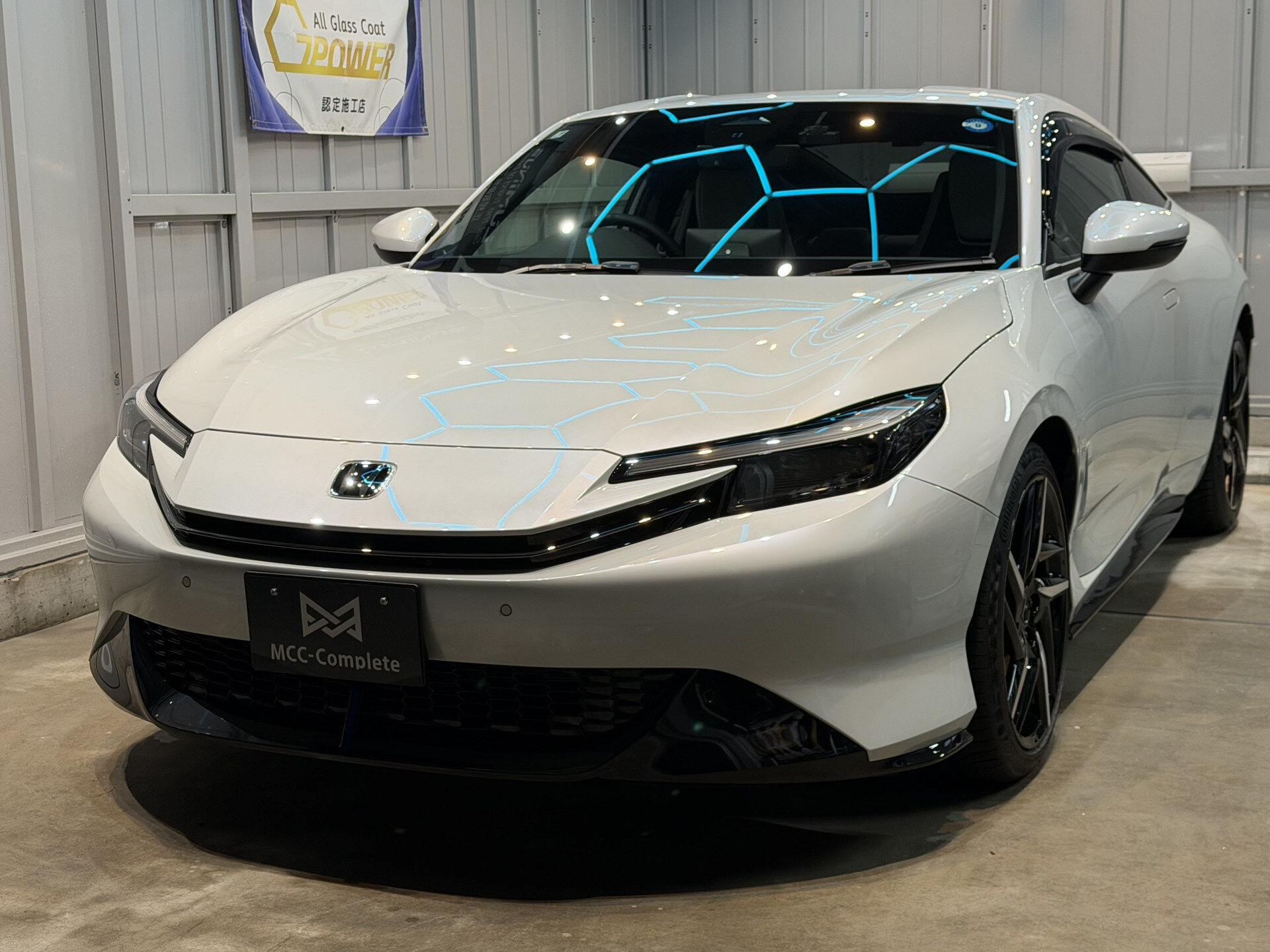 新型ホンダ プレリュードにG-POWERボディコーティング施工｜秋田市のカーコーティング専門店BLANC